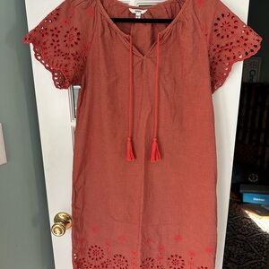 Sonoma Coral Striped Top